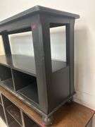 Black Console Table/Media Stand with Storage