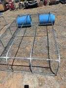 Metal Framed Animal Pen with Blue Foam