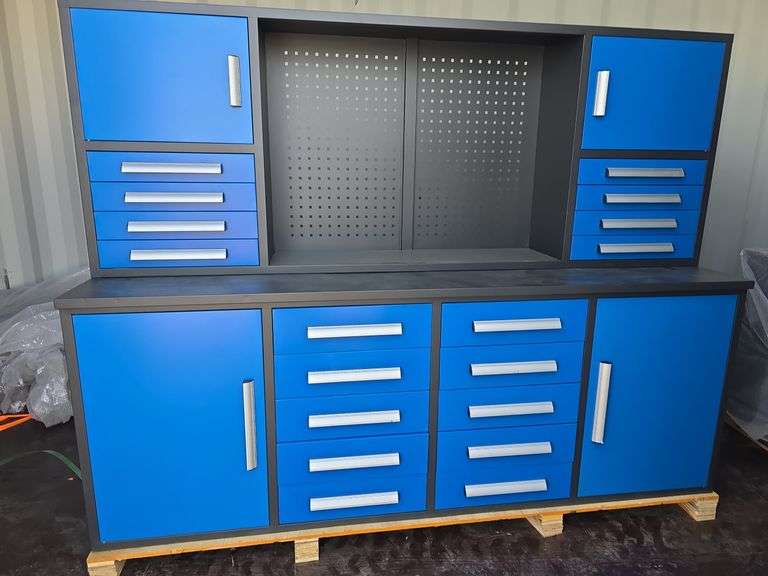 New 2 Piece, 22 Door Large Tool Box image