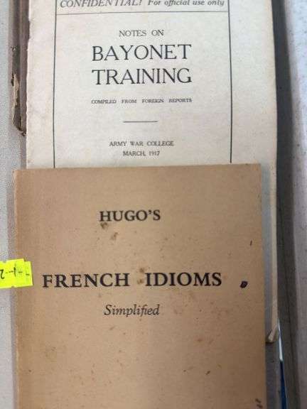 Collection of Early 20th Century War-Related and Language Books