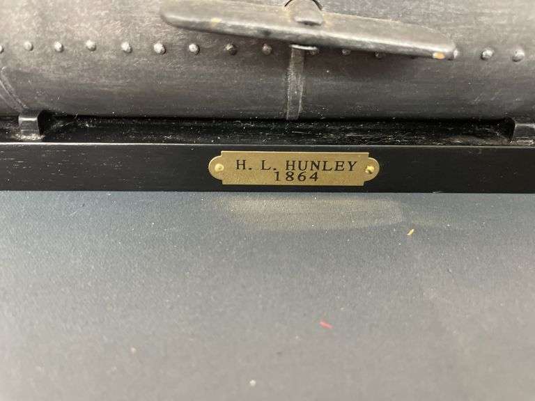 H.L. Hunley 1864 Submarine Replica