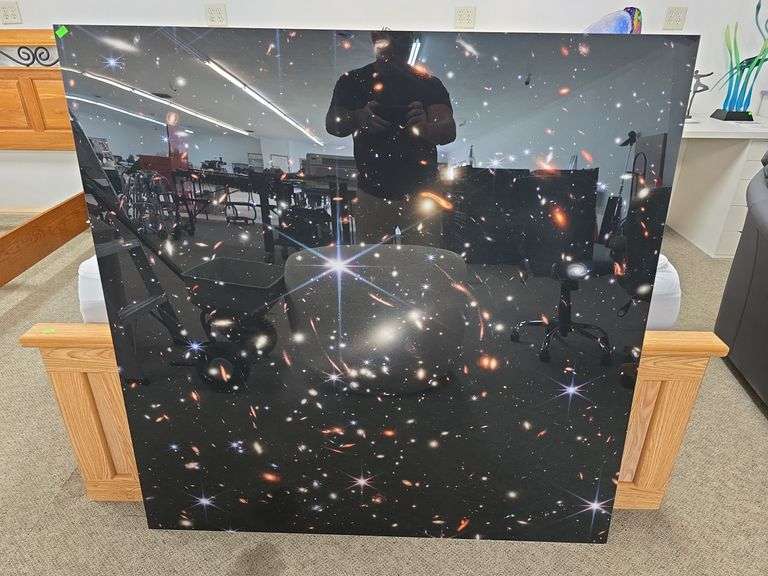 Acrylic JWST image of SMACS 0723 Space Art w/ Certificate image