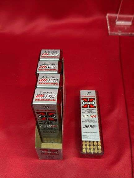 500 rounds Winchester Super X 22 Long Rifle Power Point HP image