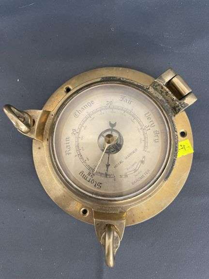 Royal Mariner Brass Barometer