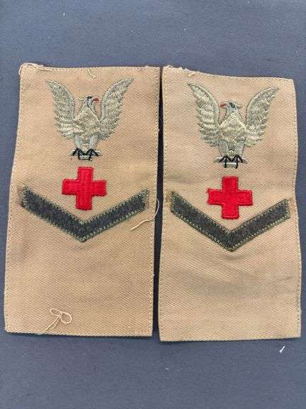 Pair of Military Medical Sleeve Patches