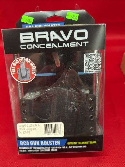 Bravo Concealment S&W M&P Shield RH Black OWB BCA 3.0 + Mag Pouch Gun Holster image
