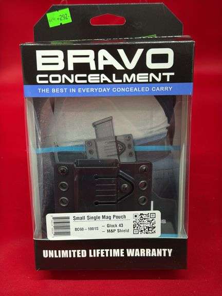 Bravo Concealment Small Single Mag Pouch - Glock 43 / M&P Shield image