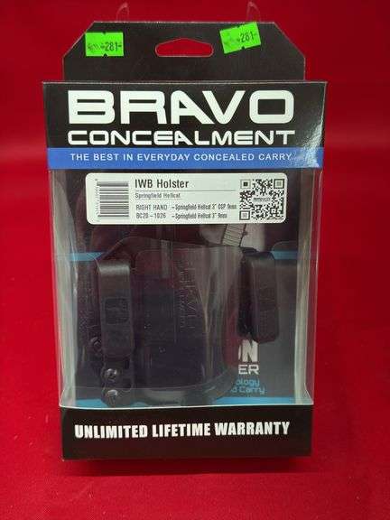 Bravo Concealment IWB Holster for Springfield Hellcat 3" 9mm image