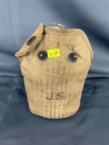 Vintage US Military Canteen with Cover