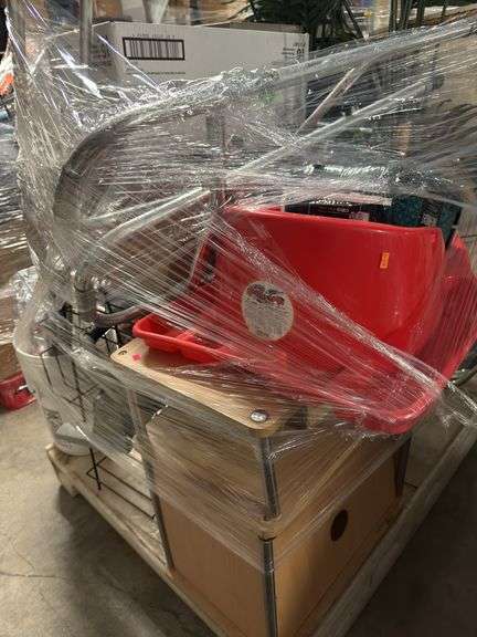 Mystery pallet of merchandise. The pallet itself is not included. Must take all merchandise if you buy it.