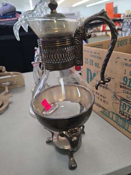 Silver Plated Coffee Carafe
