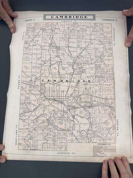 Guernsey County, Ohio Map