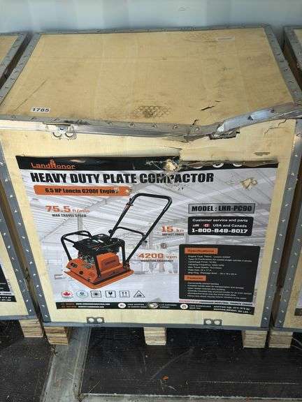 New Land Honor Heavy Duty Plate Compactor image