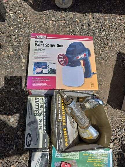 Krause & Becker Electric Paint Spray Gun, Central Pneumatic Air Tools