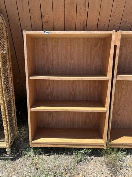 Two Wooden Bookcases