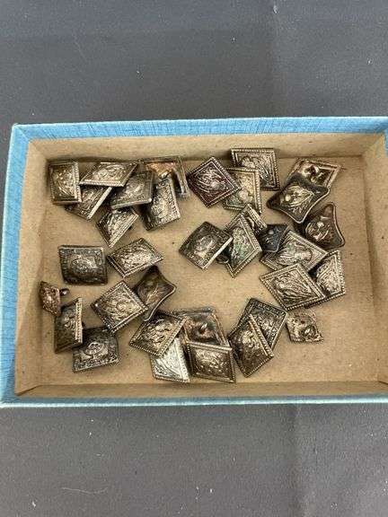 Lot of 30+ Metal Blazer Buttons