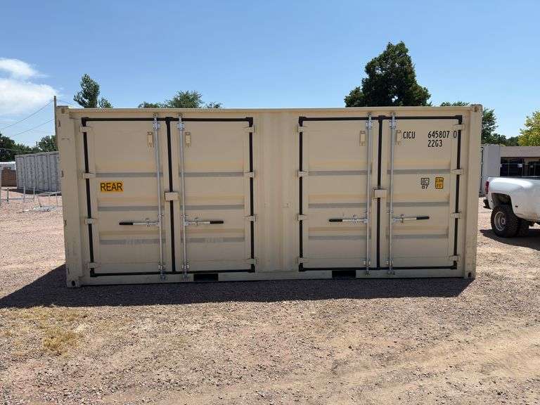 20 FT “Single Use”  storage container with side doors image