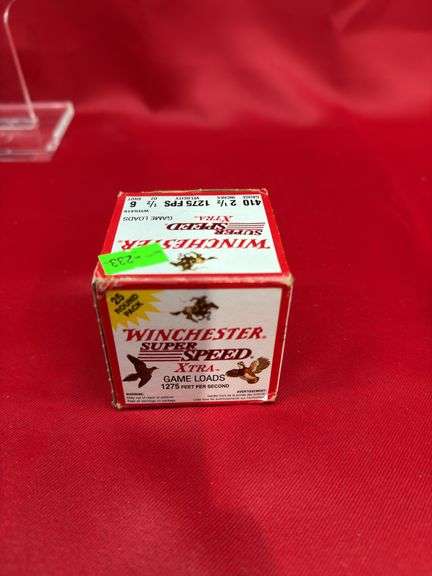 1 box of 410 GA 2 1/2” Winchester super Speed Xtra Game Loads image