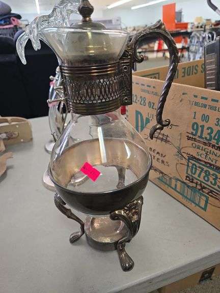 Silver Plated Coffee Carafe image
