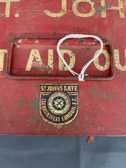 St. John First Aid Outfit Metal Box