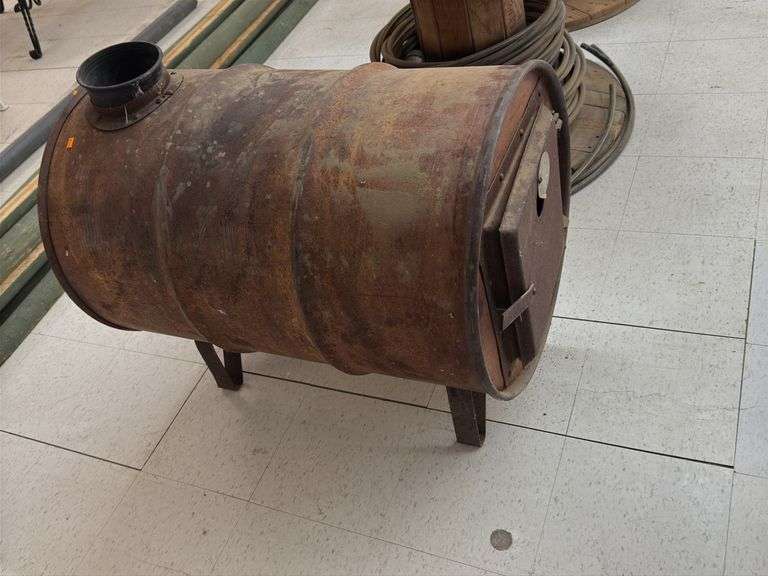 Homemade shop stove