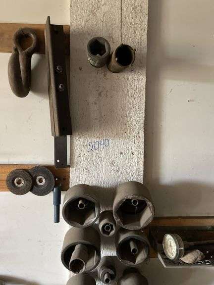 Large set of sockets. Three-quarter and 1 inch drive.