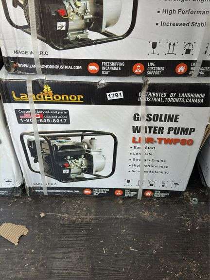 New Land Honor gasoline water pump image