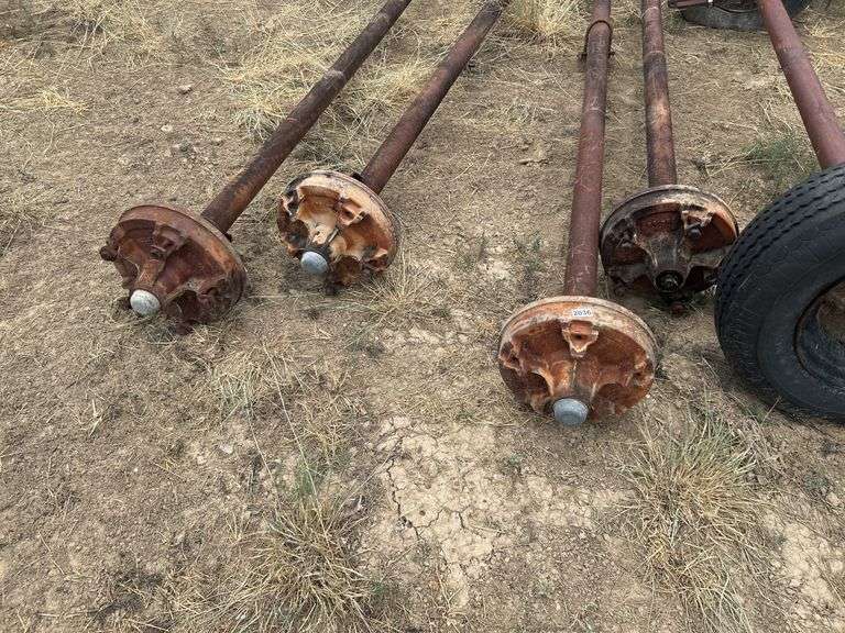 Trailer house axles