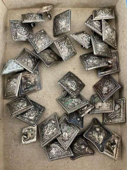 Lot of 30+ Metal Blazer Buttons