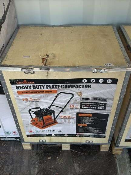 New Land Honor Heavy Duty Plate Compactor image