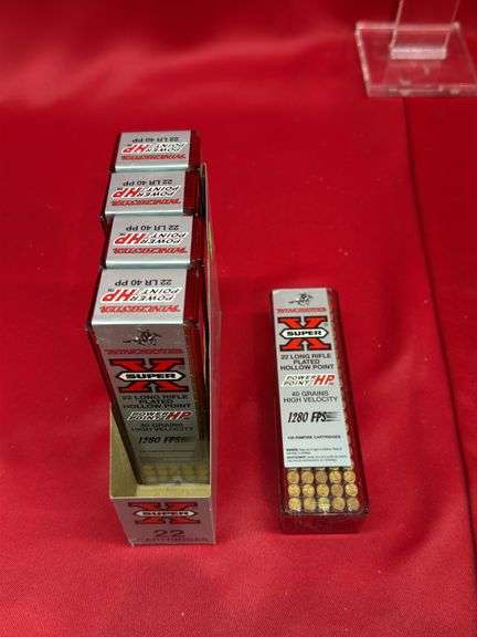 500 rounds Winchester Super X 22 Long Rifle Power Point HP image