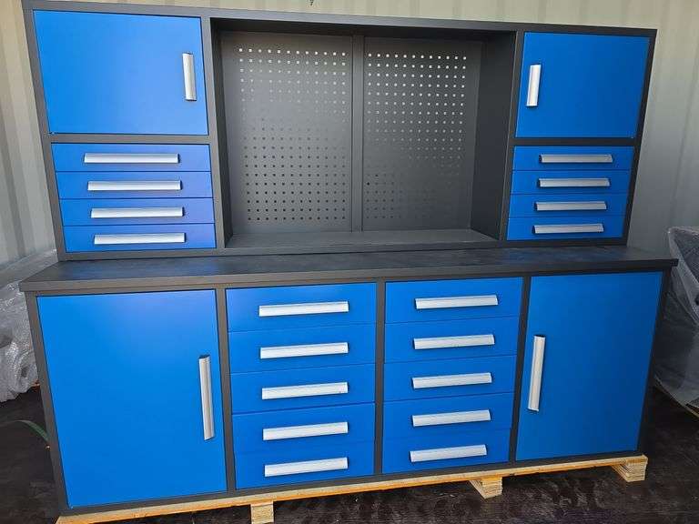 New 2 Piece, 22 Door Large Tool Box image