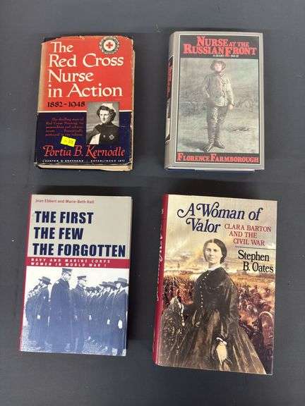Lot of 4 Books: Red Cross Nurse, Nurse at the Russian Front, Navy and Marine Corps Women in World War I, Clara Barton image
