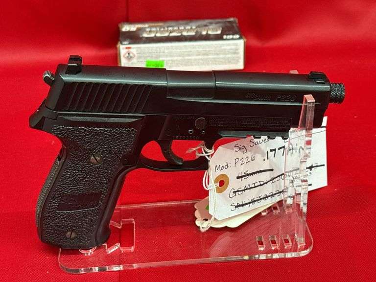 Sig Sauer P226 .177 Cal Air Rifle Realistic Heavy Feel to this Air gun image