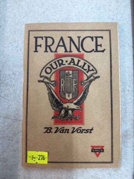 "France Our Ally" Book by B. Van Vorst - YMCA 1918 image