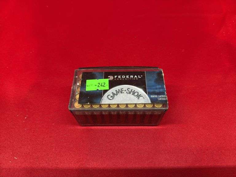 1 box of 50 Federal Game-Shock .22 Win Mag image