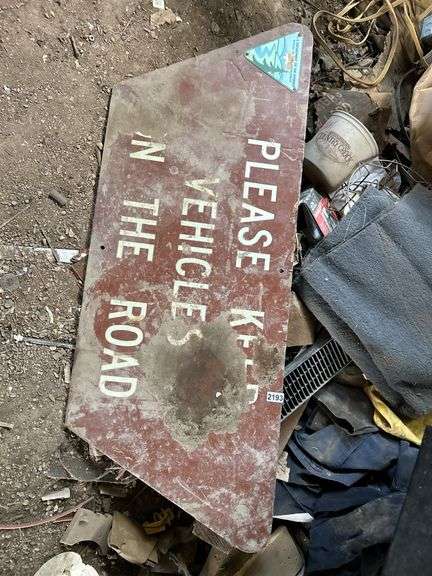 Painted wooden BLM sign