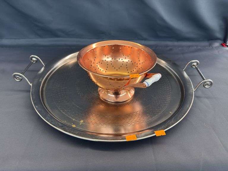 Serving platter and collander image
