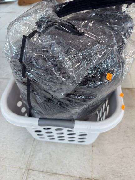 Laundry basket and comforter image