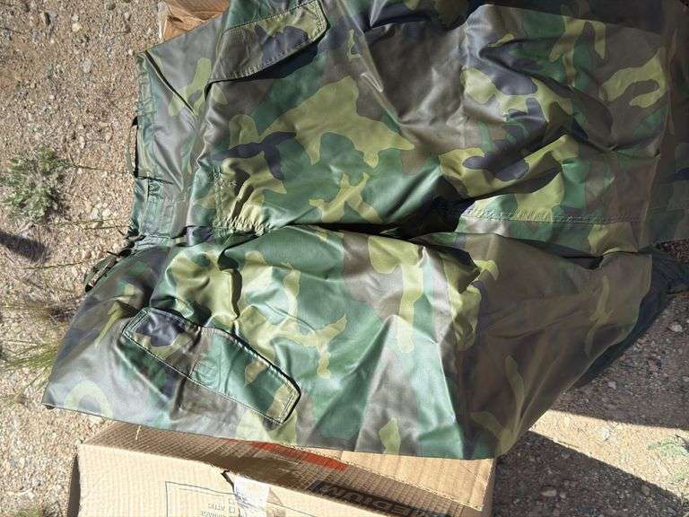 Assorted Clothing Lot - Flannel Shirts, Hat, and Camouflage Jacket
