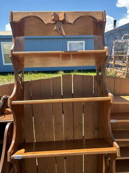 Wooden Toilet Shelf