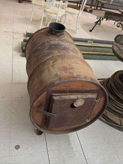 Homemade shop stove image