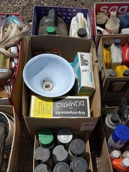 Mixed Lot of Household, Garden, and Hardware Supplies