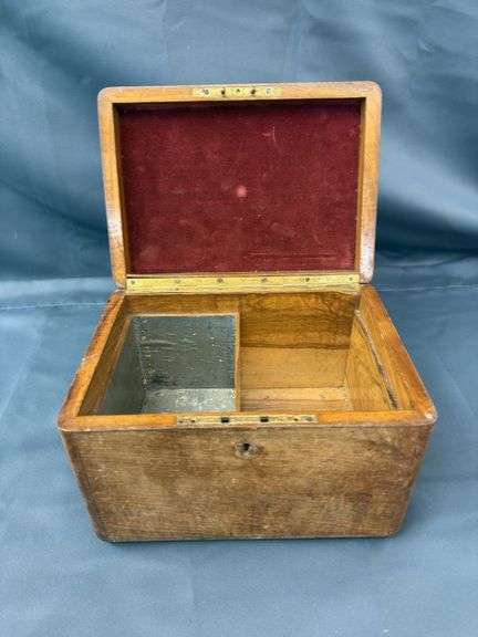 Wooden storage box