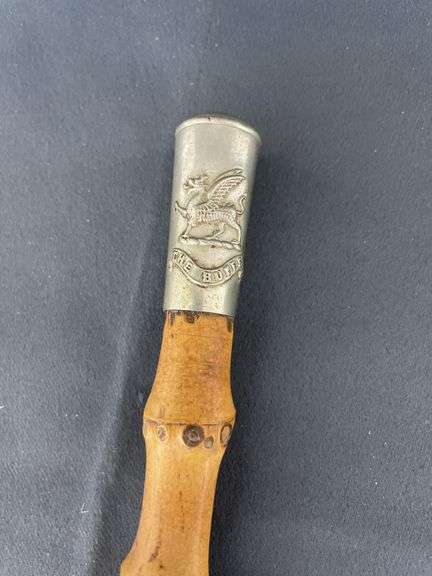 Vintage Style Bamboo Walking Stick with Griffin Handle