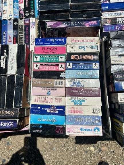 Large Assortment of VHS Tapes - Movies, TV Shows, and More!