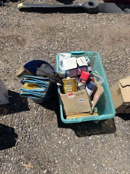 Mixed Lot of Supplies: Solvents, Paints, and More