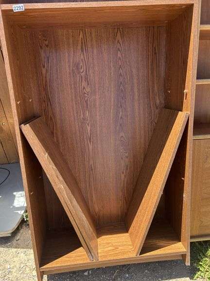 Tall Wooden Bookcase/Shelving Unit