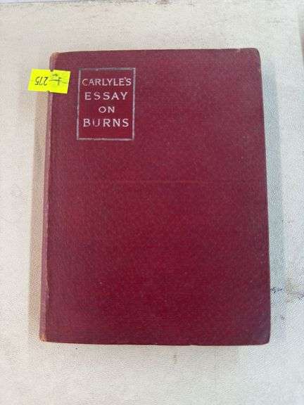 Carlyle's Essay on Burns image