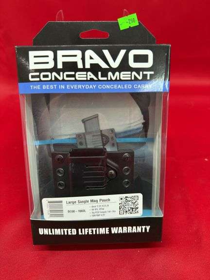 Bravo Concealment Large Single Mag Pouch - Glock 17/22/19/23/26 Compatible image